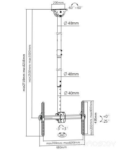Кронштейн Arm Media LCD-3000, фото 2