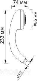 Душевая система Wasserkraft A002, фото 3