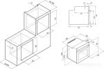 Газовый духовой шкаф Krona Stretto 45 BL