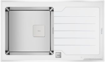 Кухонная мойка Teka Diamond RS15 1B 1D 86 Auto (белый)