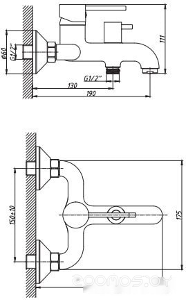 Смеситель ESKO Single SG 54, фото 2