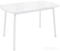 Кухонный стол Listvig Винер 120-152x70 (белый)