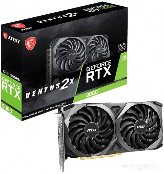 Видеокарта MSI GeForce RTX 3060 Ventus 2X 12G OC, фото 5