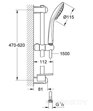 Душевая система Grohe Euphoria 110 Duo (27242 001), фото 2