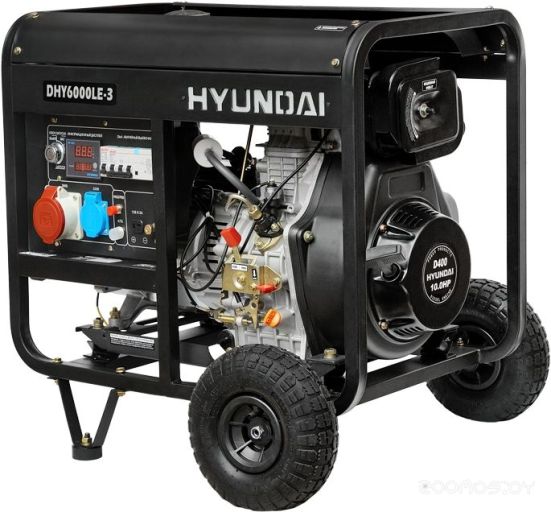 Генератор Hyundai DHY 6000LE-3, фото 1