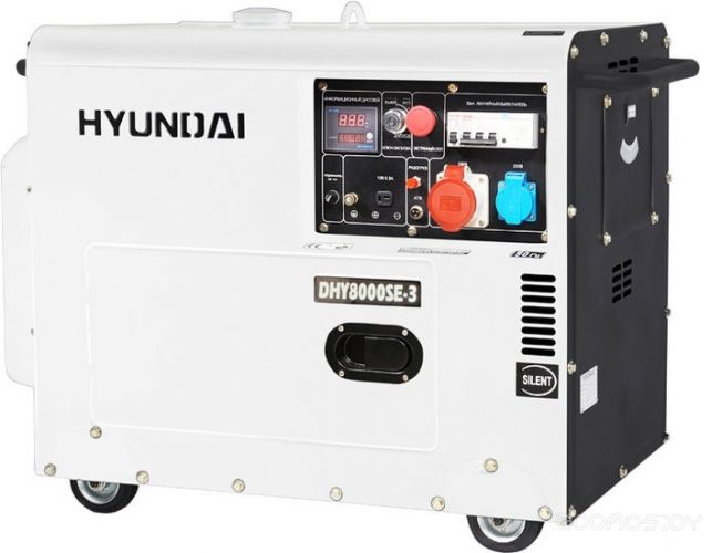 Генератор Hyundai DHY 8000SE-3