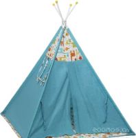 Палатка Polini Kids Жираф (голубой)