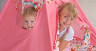Палатка Polini Kids Жираф (розовый)