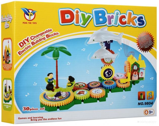 Конструктор Bricks 9804 Дельфины