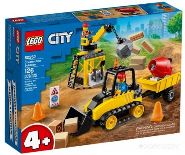 Конструктор Lego City 60252 Строительный бульдозер