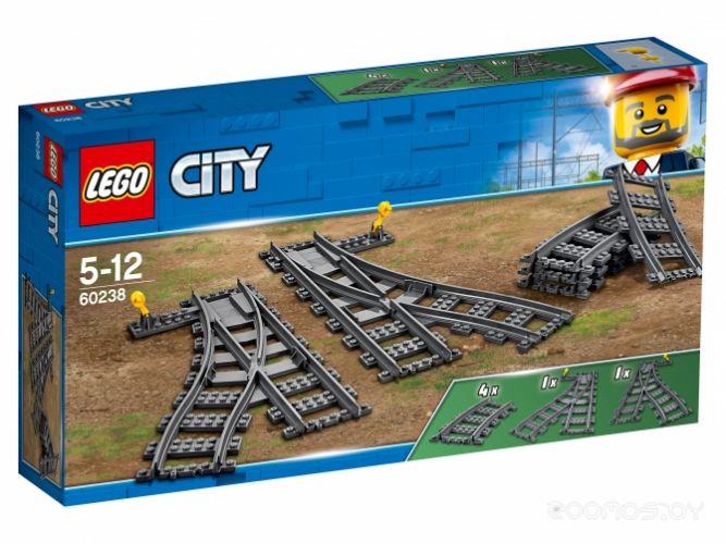 Конструктор Lego City Железнодорожные стрелки (60238)
