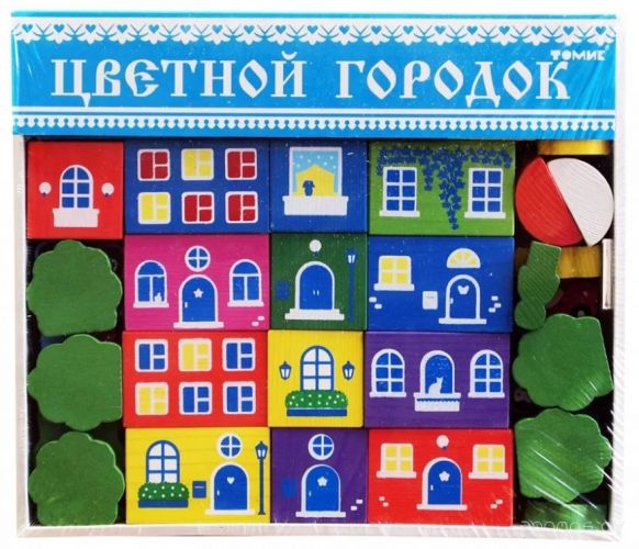 Конструктор Томик Цветной Городок