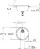 Кухонная мойка Grohe K200 50-S 44 1.0 31720SD0