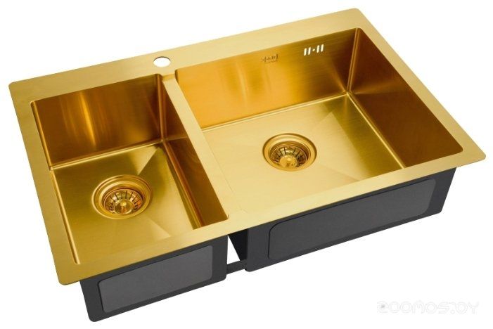 Кухонная мойка Zorg SZR 78-2-51 R BRONZE