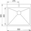 Кухонная мойка Zorg ZRN 5055