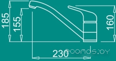 Смеситель Elleci Minerva Aluminium M79, фото 2