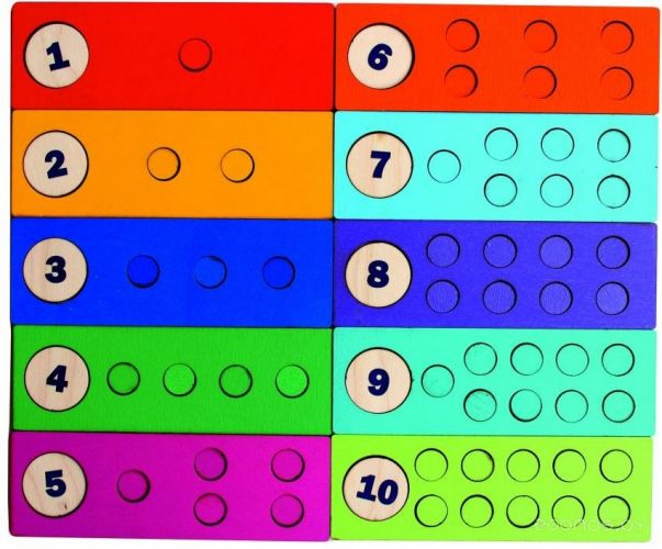 Развивающая игрушка Smile Decor Счетные дощечки П045