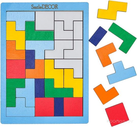Развивающая игрушка Smile Decor Тетрис с подсказкой П226