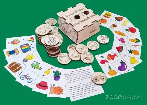 Развивающая игрушка Крона Съедобное-несъедобное Лото / 170-011