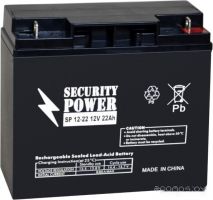 Аккумулятор для ИБП Security Power SP 12-22 (12В/22 А·ч)