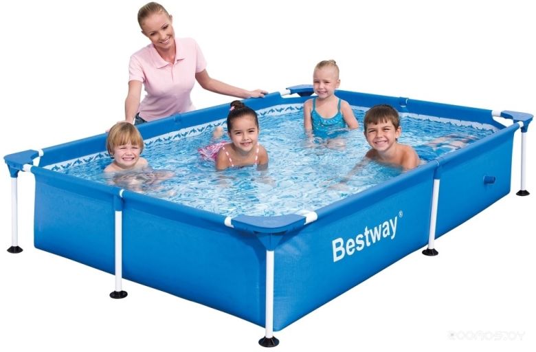 Бассейн Bestway 56401 (221х150х43), фото 1