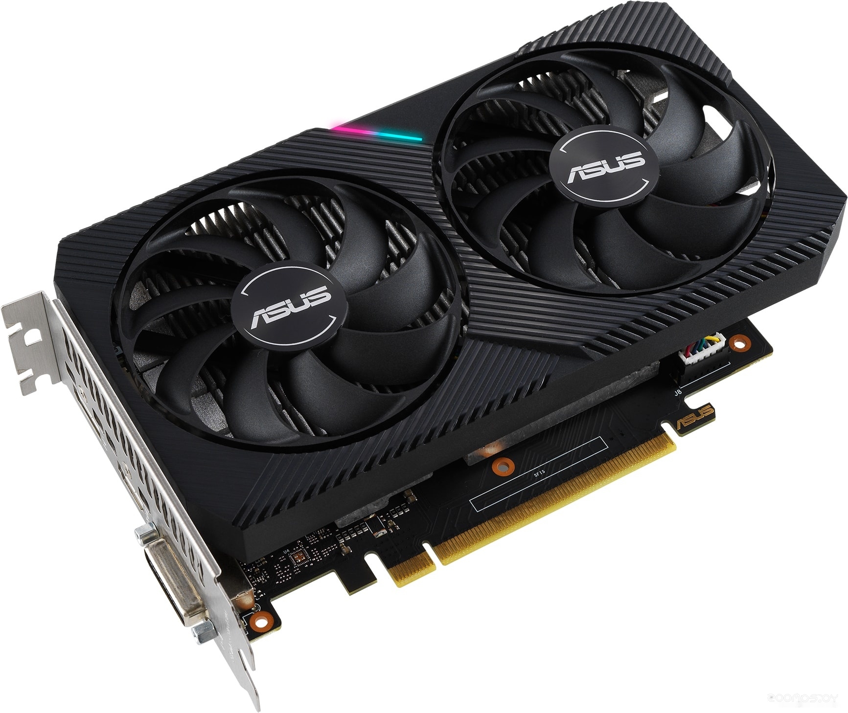 Видеокарта Asus Dual GeForce GTX 1650 Mini OC 4GB GDDR6 DUAL-GTX1650-O4GD6-MINI, фото 3