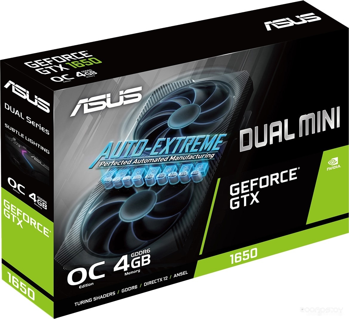 Видеокарта Asus Dual GeForce GTX 1650 Mini OC 4GB GDDR6 DUAL-GTX1650-O4GD6-MINI, фото 9