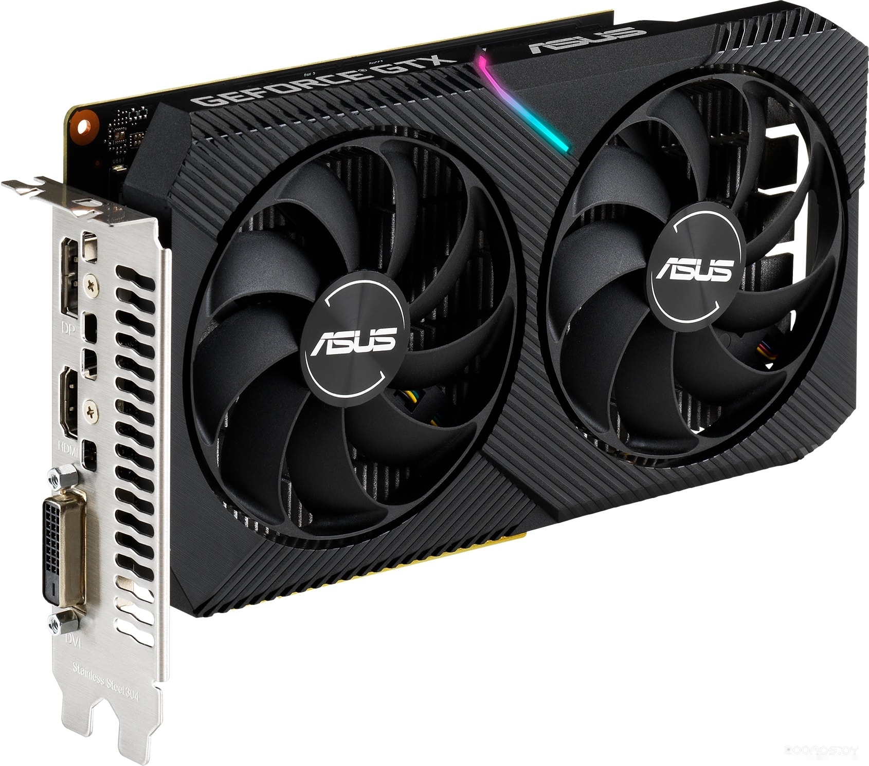 Видеокарта Asus Dual GeForce GTX 1650 Mini OC 4GB GDDR6 DUAL-GTX1650-O4GD6-MINI, фото 7