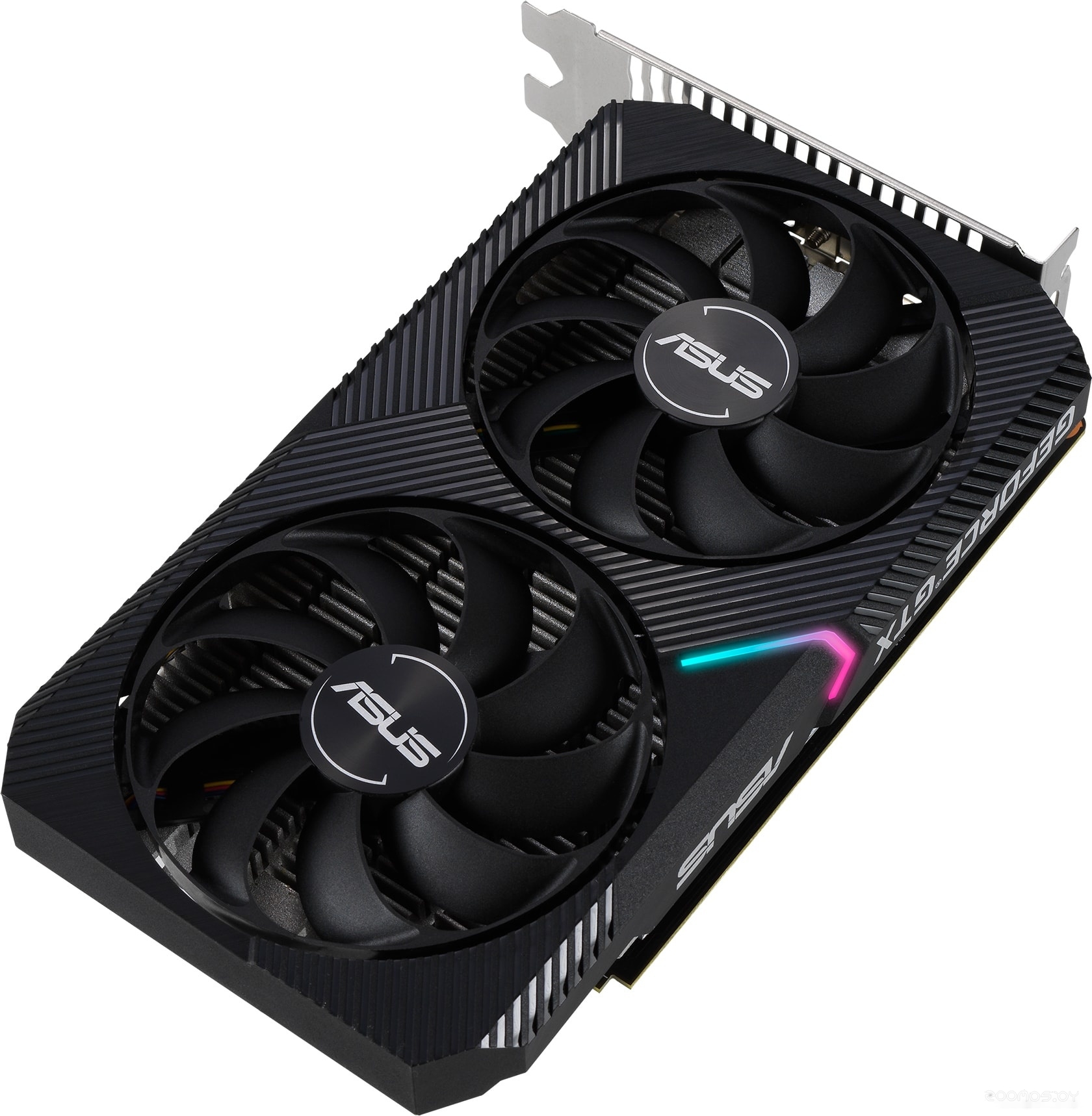 Видеокарта Asus Dual GeForce GTX 1650 Mini OC 4GB GDDR6 DUAL-GTX1650-O4GD6-MINI, фото 2