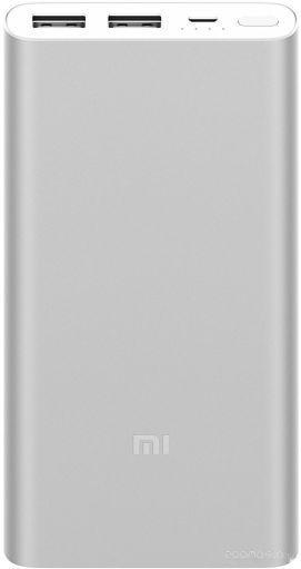 Портативное зарядное устройство Xiaomi Mi Power Bank 2S 10000mAh (серебристый), фото 1