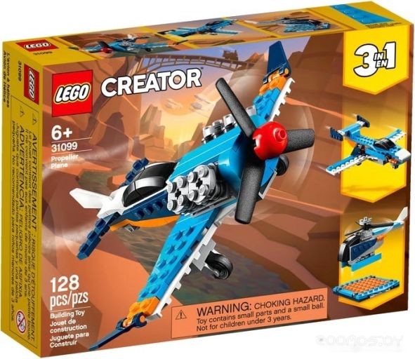 Конструктор Lego Creator 31099 Винтовой самолёт
