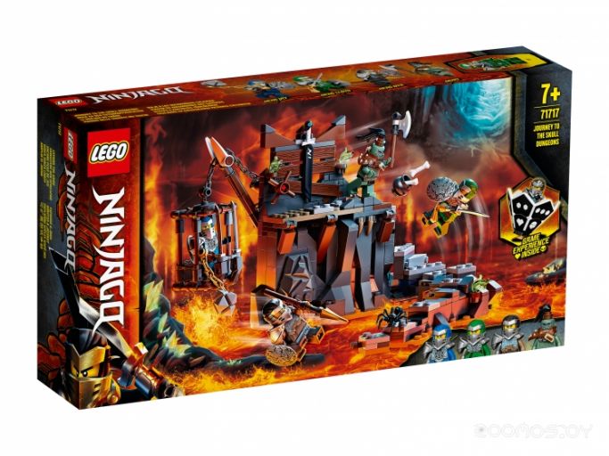 Конструктор Lego Ninjago Путешествие в Подземелье черепа 71717