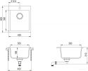 Кухонная мойка AquaSanita Simplex SQS100W (alumetallic 202)