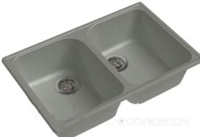 Врезная кухонная мойка GranFest Quarz GF-Z15 (Grey)
