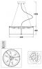 Подвесная люстра Arte Lamp Galatea A1222SP-6CC