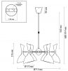 Подвеcная люстра Odeon Light Rasto 4665/6