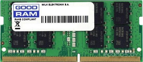 Оперативная память GoodRAM 8GB DDR4 SODIMM PC4-21300 GR2666S464L19S/8G