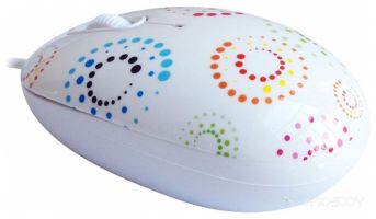 Мышь CBR Rainbow White USB