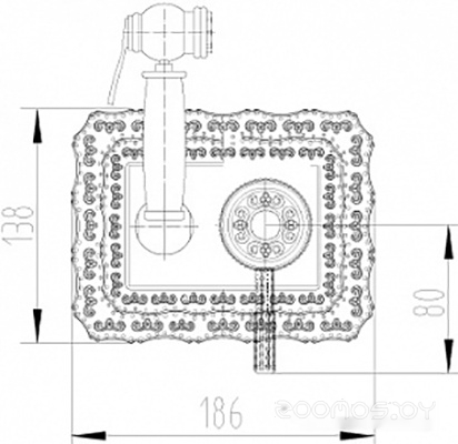 Смеситель Zorg A 116BD-BR, фото 2