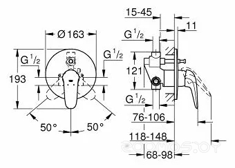 Смеситель Grohe Eurostyle 23730003, фото 2