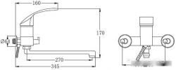 Смеситель РМС SL85-006E