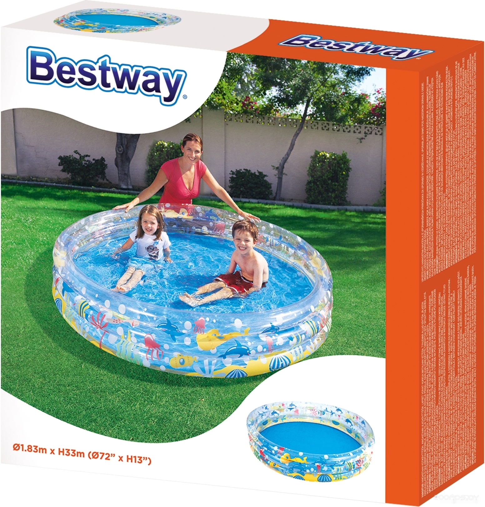 Надувной бассейн Bestway 51005 (183х33), фото 2