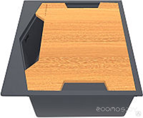 Кухонная мойка KitKraken Ocean K-600 + разделочная доска, фото 5