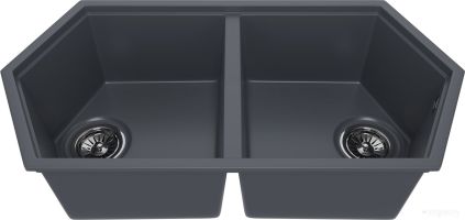 Кухонная мойка KitKraken Gulf К-850.2B (графит)