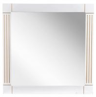 Зеркало Аква Родос Royal 100 (Белый-Патина золото)