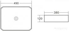 Умывальник BelBagno BB1386