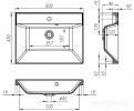 Умывальник BelBagno BB600 450-LV-MR-AST