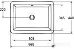 Умывальник Ideal Standard Strada K078001 59.5x44