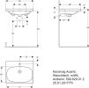 Умывальник Keramag Acanto 500.620.01.2