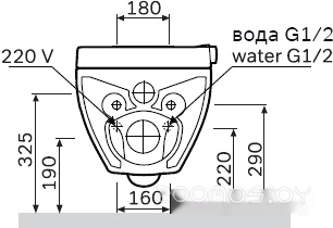 Унитаз Am.Pm Inspire 2.0 FlashClean IS450A38.CCC50A, фото 12
